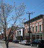 Historic High Street in the spring. 